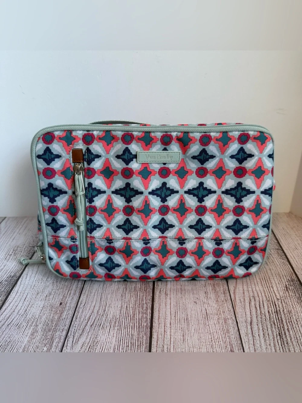 VERA BRADLEY Geometric Travel Cosmetic Organizer Bag